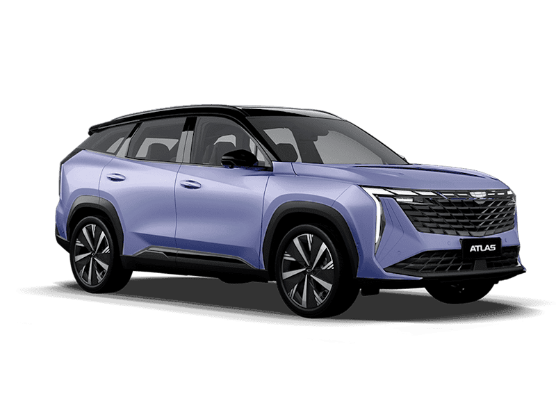 Купить Geely Atlas NEW в Краснодаре - Starry Blue / Серо-голубой металлик